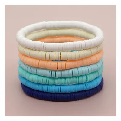 Simple style candy color high stretch bracelet for women