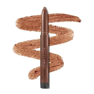 LAURA GELLER NEW YORK Longwear Eyeliner Pencil with Caffeine, Smooth & Blendable Makeup, Khaki