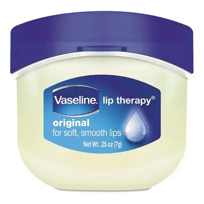 Vaseline Lip Therapy Lip Balm Mini, Original, 0.25 oz, Pack of