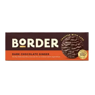 Border Biscuits Dark Chocolate Gingers 150G, Box of Packs of Biscuits