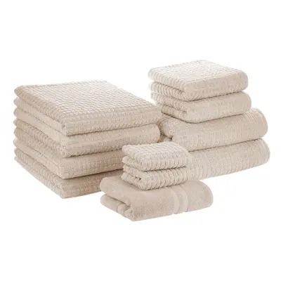 Set of Towels ATAI Cotton Beige