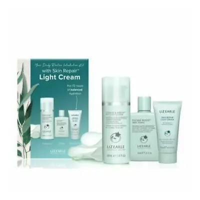 Liz Earle Your Daily Routine Introduction Kit with Skin Repair Light Cream