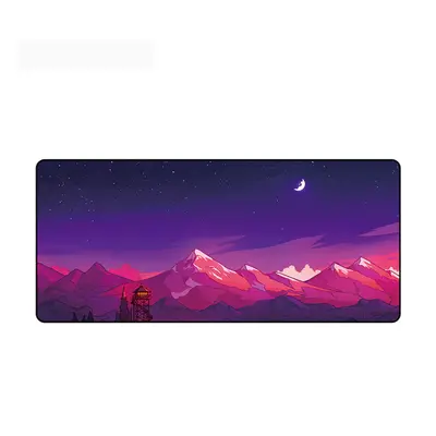 (night sky) Extra Large Mouse Pad 900*400*4mm Keyboard Pad Desktop Non-slip Rubber Lockrand Tabl