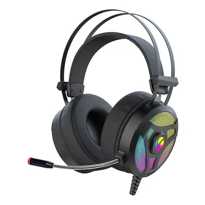 Gaming Headset 7.1 Virtual Surround Sound 50mm Driver Unit RGB Light Powerful Bass Noise Reducti