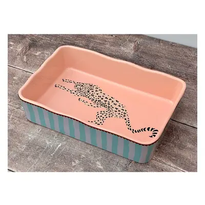 Yvonne Ellen Medium Cheetah Rectangular Baking Dish, 26cm