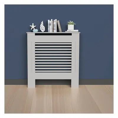 (Horizontal-S H92XW78xD19cm, Grey) Modern Radiator Cover Furniture Cabinet Shelf