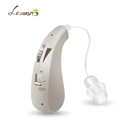 (silver) Hearing Aids Amplifier Rechargeable Seniors Digital Lightweight Adult Wireless Noise Ca