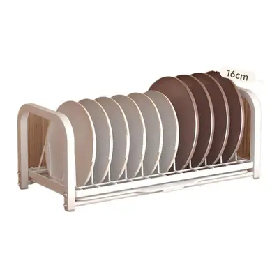 (as the picture, Plate rack white) Dish Drying Rack For Kitchen Sink Organizer Stainless Steel L