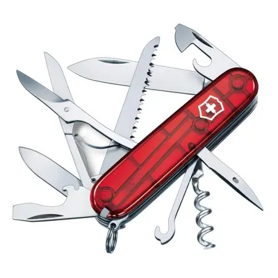 Huntsman Swiss Army Knife, Medium, Multi Tool, Camping Knife, Functions, Large Blade, Bottle Ope