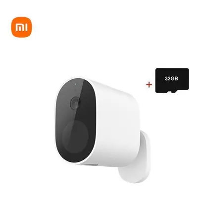 (black) Xiaomi Outdoor Camera Battery Version Ip Camera Hd 1080p Wdr Smart Night Vision Wide Vie