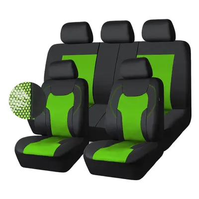 cAR-gRAND car Seat covers Luxury Leather Breathable Spacer Mesh Univ