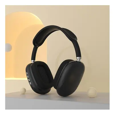 (Black) New P9-max Tws Bluetooth Earphone Wireless Head-mounted Headphone Subwoofer