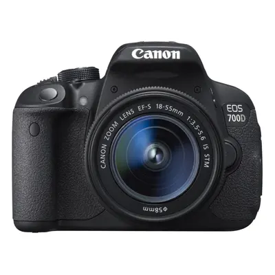 Canon EOS 700D + EF-S 18-55mm 18MP CMOS x 3456pixels Black