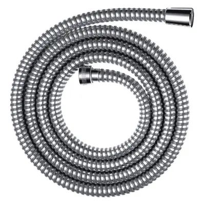 hansgrohe Metaflex shower hose 2.00 m, anti-kink and flexible, chrome effect coil wrap