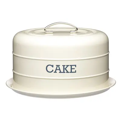 Living Nostalgia Antique Cream Domed Cake Tin