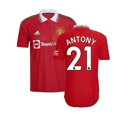 (M) Man Utd Authentic Home Shirt (ANTONY 21)