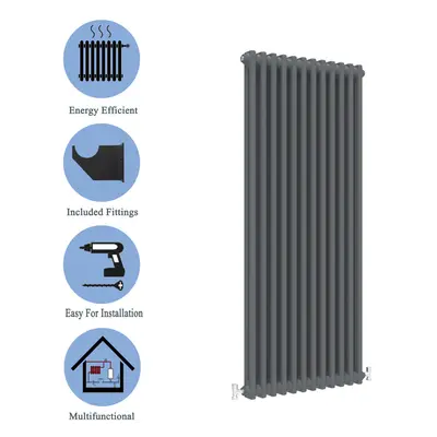 (Anthracite , 1800*560mm) Cast Iron Style Radiators