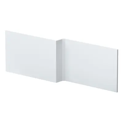 1700mm Shape Square Reversible Bath Front Panel - Satin White