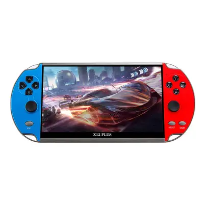 (x12 Plus 7.1 inch) X7/X12 Plus Handheld Game Console In 10,000 Classic Free Games 4.3/5.1/7.1 I