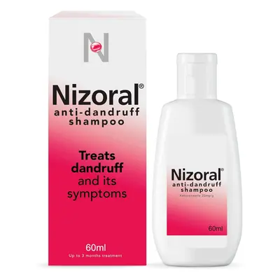 Nizoral Anti-dandruff Shampoo, Treats and Prevents Dandruff, Suitable for Dry Flaky and Itchy Sc