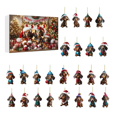 (K, One Size) Christmas Hanging Decor Countdown Calendar Decorative Taylor Hangings Advent Calen