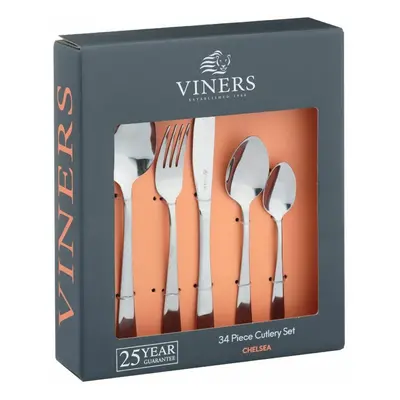 Viners Chelsea Cutlery Gift Set 34PC For Home Kitchen