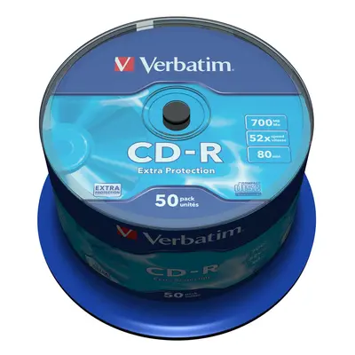 Verbatim 700MB 52x Extra Protection CD-R - Pack Spindle