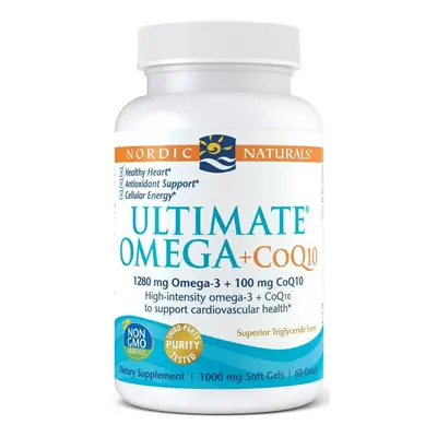 Nordic Naturals Ultimate Omega + CoQ10, 1280mg , softgels