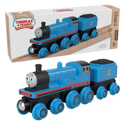 Thomas & Friends Wooden Railway Toy Train Edward Push-Along Wood Engin