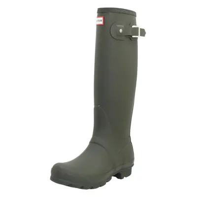 Hunter Original Women's Tall Waterproof Rain Boots (Olive Leaf Green