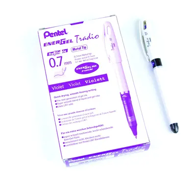 Pentel EnerGel Tradio Pearl Gel Ink Pen (0.7mm) Medium Point Capped