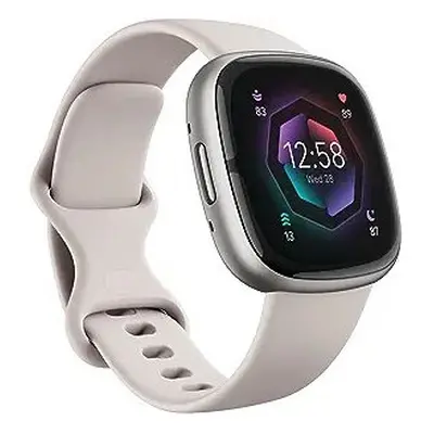 Fitbit Sense GPS Smartwatch (Lunar White)