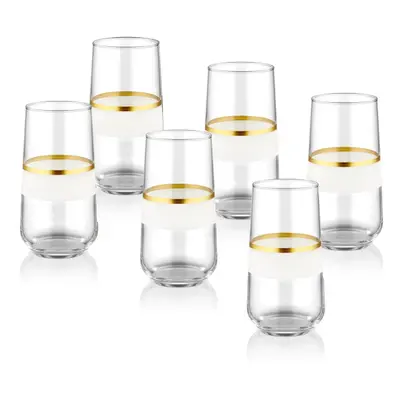 The Mia Snow Series Highball Glasses, Set of