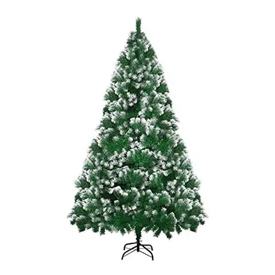 LOKIPA Artificial Christmas Tree,6ft Snow Flocked Christmas Tree with Snow Effect Tips and Chris