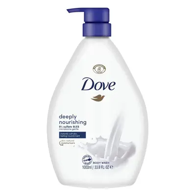 DOVE Deeply Nourishing Instantly Soft Skin, Lasting Nourishment Body Wash 1000ml | Moisturising 