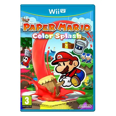 Paper Mario Color Splash Nintendo Wii U Game