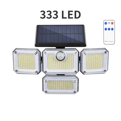 (333led whole) Leds Outdoor Solar Lights Motion Sensor Powerful Led Lamp Spotlight Sunlight Ener