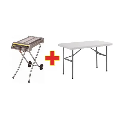 SPECIAL OFFER Buffalo Folding Gas Barbecue And Free Folding Table