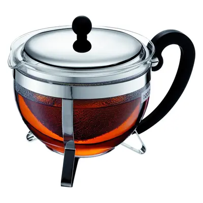 Bodum Chambord Tea Pot, Borosilicate Glass - 1.3 L, Shiny