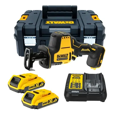 Dewalt DCS369D2 18v XR Sub Compact Brushless Reciprocating Saw - 2x2.0ah Batt