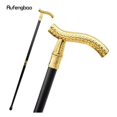 (gold) Golden Flower Pattern Luxury Fashion Walking Stick For Party Decorative Cane Elegant Cros