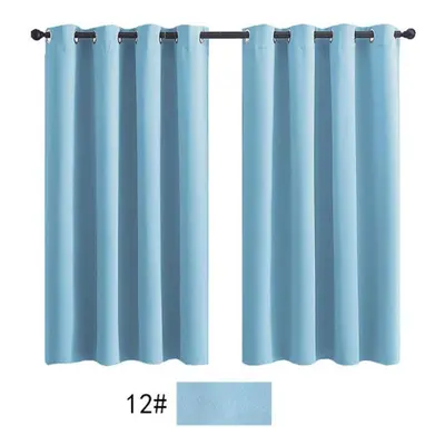 (light blue, 140*244cm) Roman Modern Semi-blackout Curtain Curtains Kitchen Window Bedroom Curta