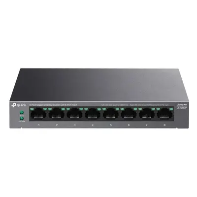 TP-Link LiteWave 8-Port Gigabit Desktop Switch with 8-Port PoE+