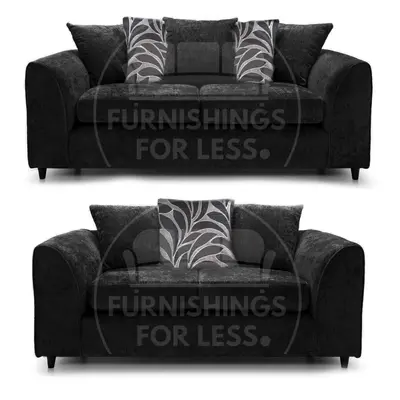 (Black, & Seater Set) Zink & Seater Sofa Set - Colours