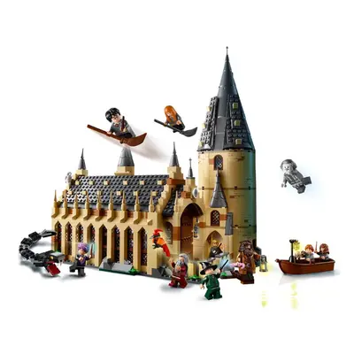 (Hogwarts Great Hall Castle Toy) Harry Potter Hogwarts Castle Series Wizard Blocks Christmas Pre