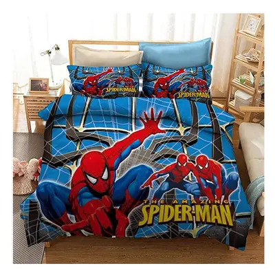 (Style 11, King) Spiderman Bedding Single Double Duvet Cover Set