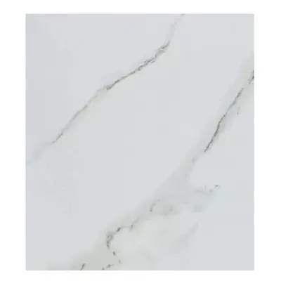 (Marble Gloss White 1m) Shower Panel 1000mm Wide x 2.4m Wet Wall Bathroom Cladding PVC 10mm Thic