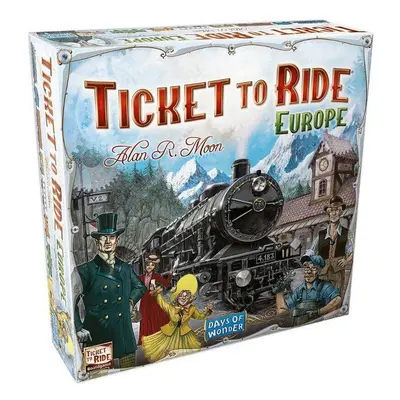 Ticket To Ride Europe Board Game Card for Party Christmas