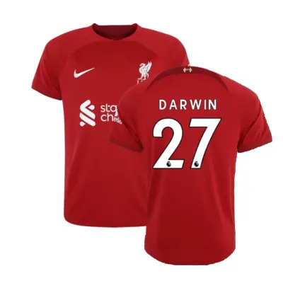 (XLB) Liverpool Home Shirt (Kids) (DARWIN 27)