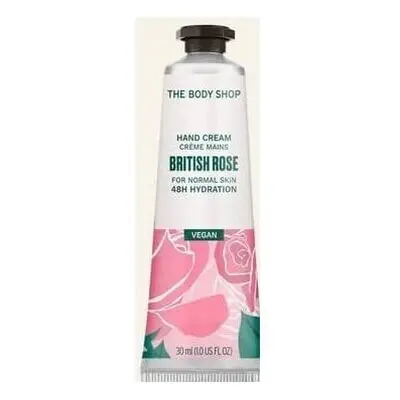 The body shop hand cream 30ml - British rose